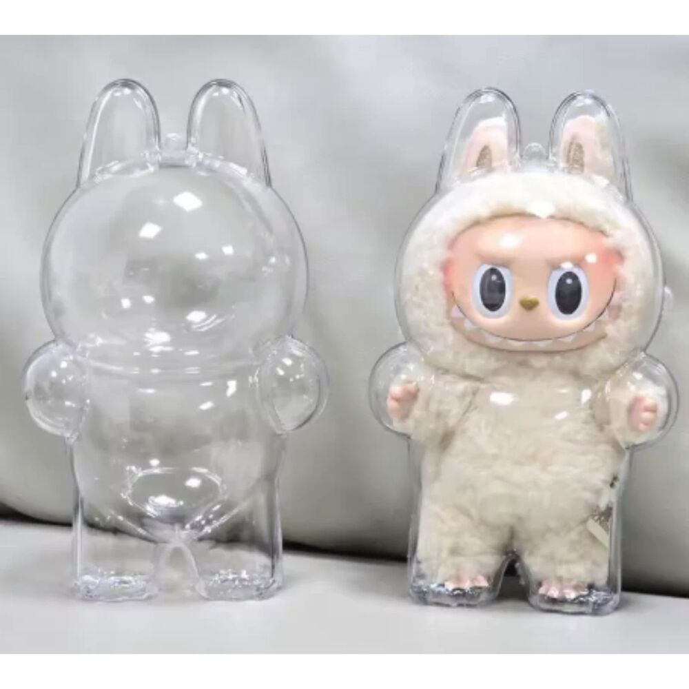 Transparent Hard Acrylic Case for Macaron & Big Into Energy Standing Labubu - Picture 5 of 5